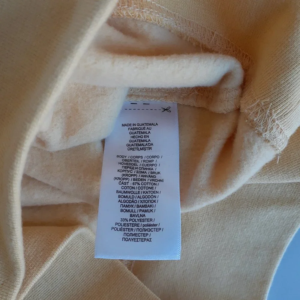Polo Ralph Lauren Men's  1XB Yellow Summer Bear Crewneck Fleece Sweatshirt New - Picture 5 of 13